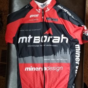 Borah Teamwear cycling jersey NWOT, Mens M, full zip